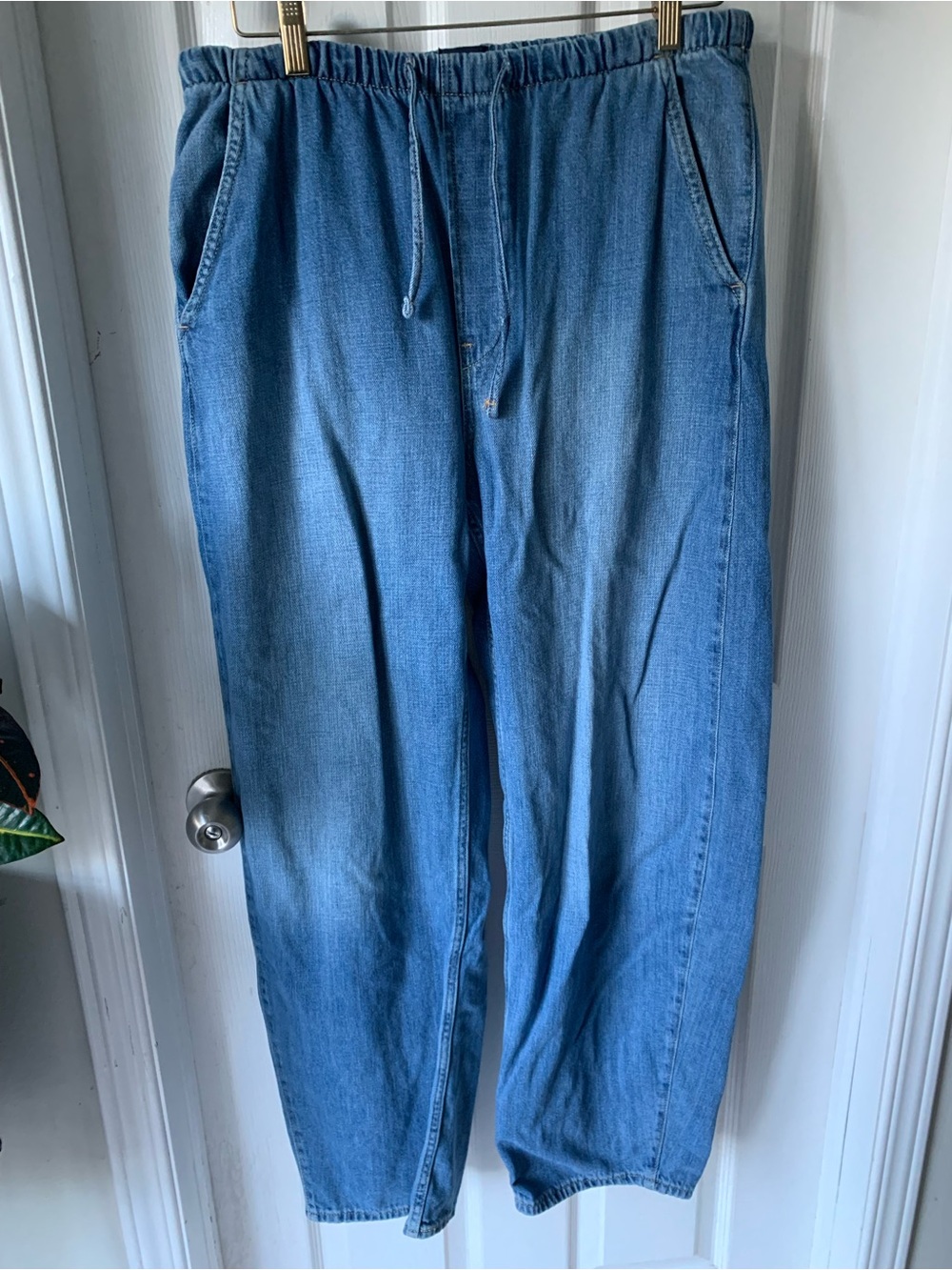 GAP Drawstring Barrel Jeans M Tall